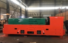 廣西8噸防爆湘潭電機(jī)車發(fā)往西北礦山