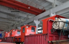 廣西一批5噸鋰電池湘潭電機車發(fā)往湖北