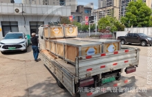 廣西一批ZQ-21直流牽引電機裝車發(fā)往海外